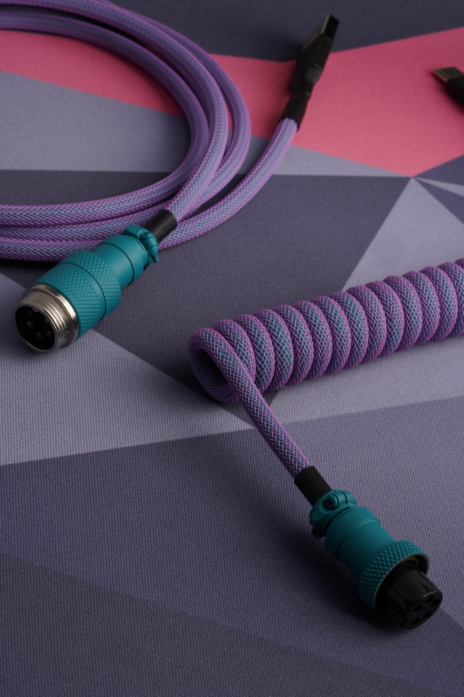 Purple Teal Love Letter cable