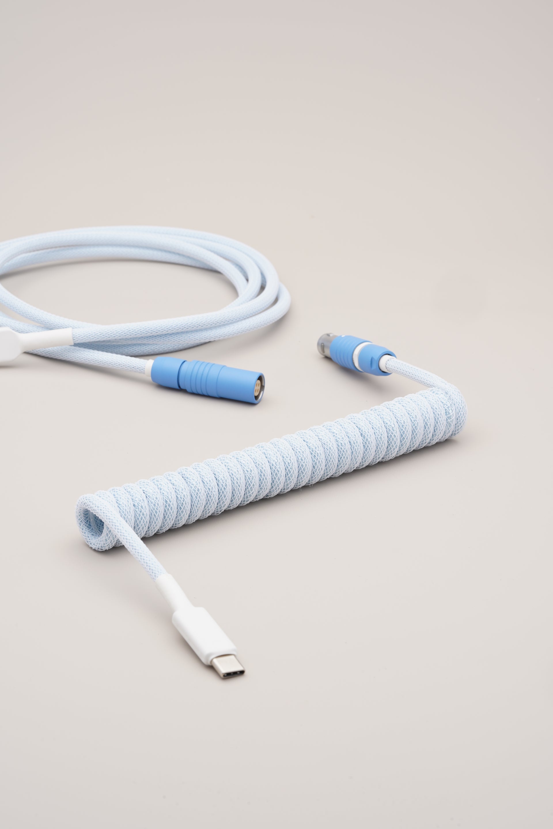 Push Pull Blue Foam Coiled