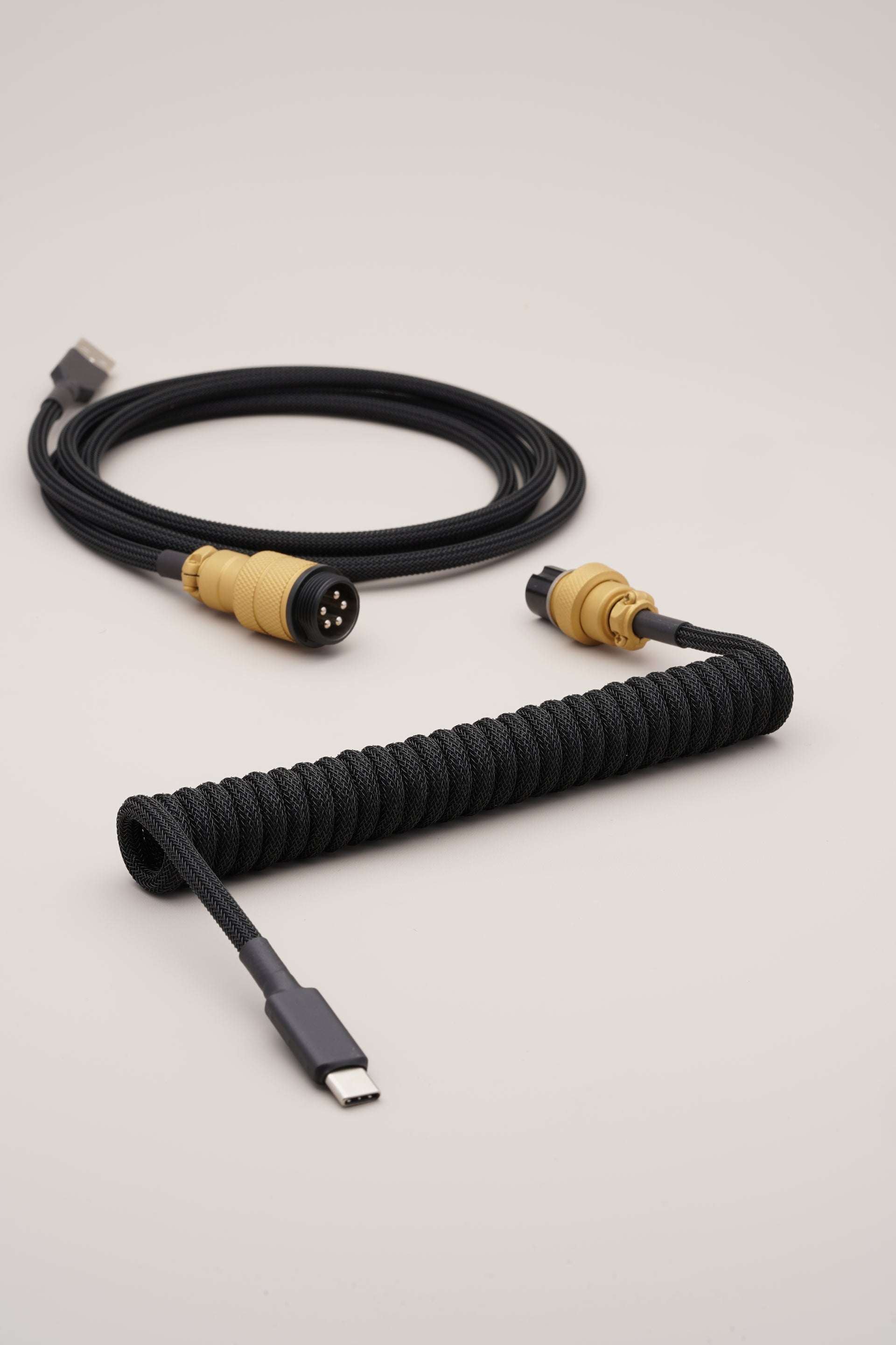 Triple Black & Gold cable