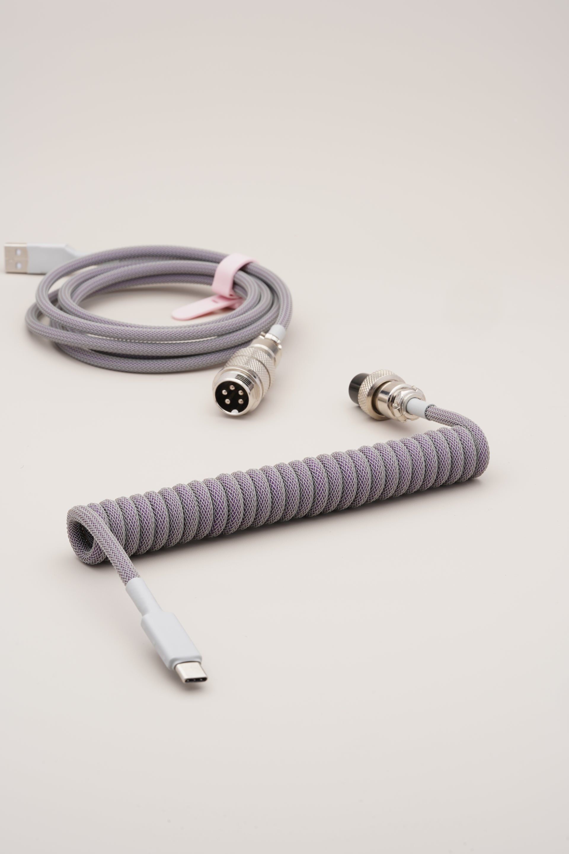 Grey on Purple